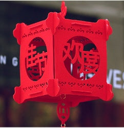 Spring Festival Hanging Decoration Lantern Non-woven Fabric